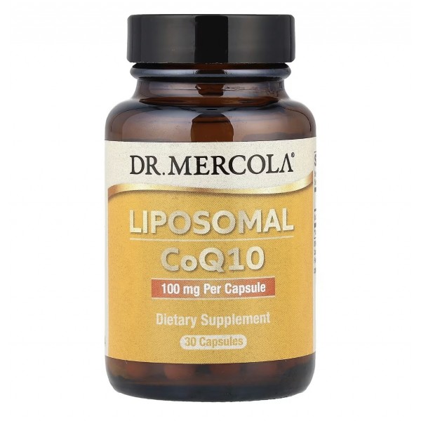 Dr.Mercola, Liposomal CoQ10, Коэнзим Q10 липосомальный, 30 капсул