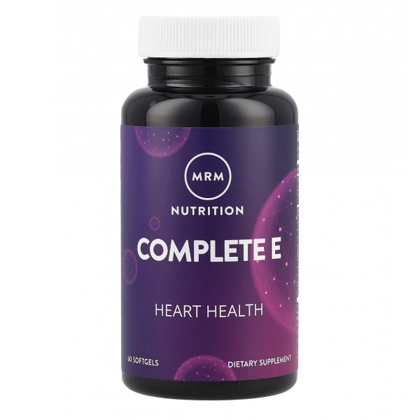 MRM Nutrition, Complete E, Витамин Е, 60 капсул