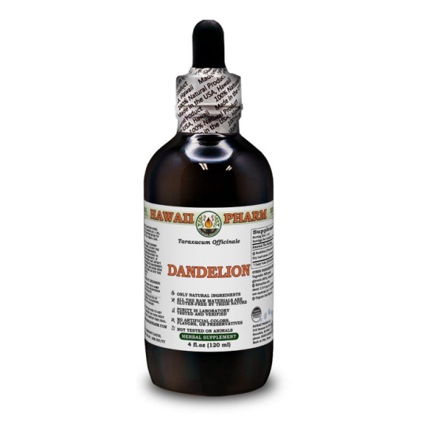 Hawaii Pharm, Dandelion, Одуванчик, жидкий экстракт, 120 мл