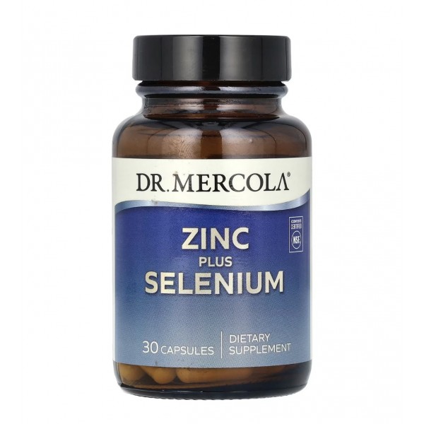Dr.Mercola, Цинк Селен Медь, 30 капсул