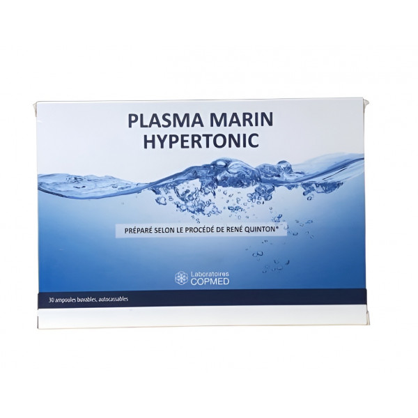 Laboratoires COPMED, Рlasma marin hypertonic, Гипертоническая морская плазма, 30 флаконов