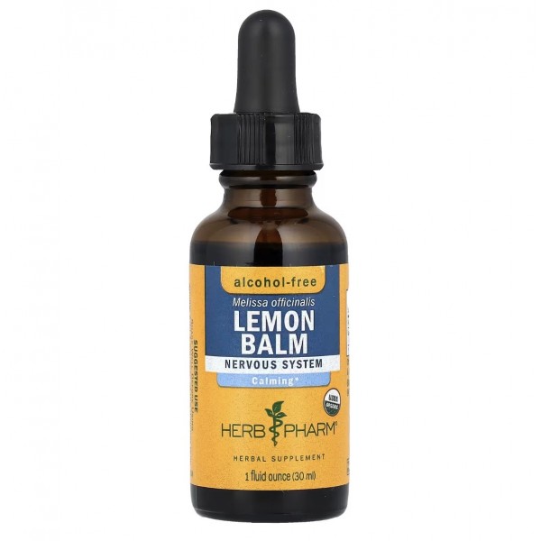 Herb Pharm, Lemon Balm, Мелисса лекарственная, без спирта, 30 мл