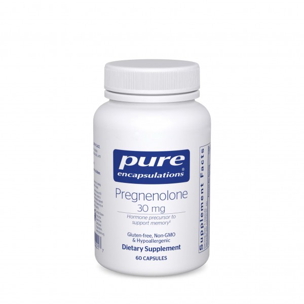 Pure Encapsulations, Прегненолон 30 мг, 60 капсул