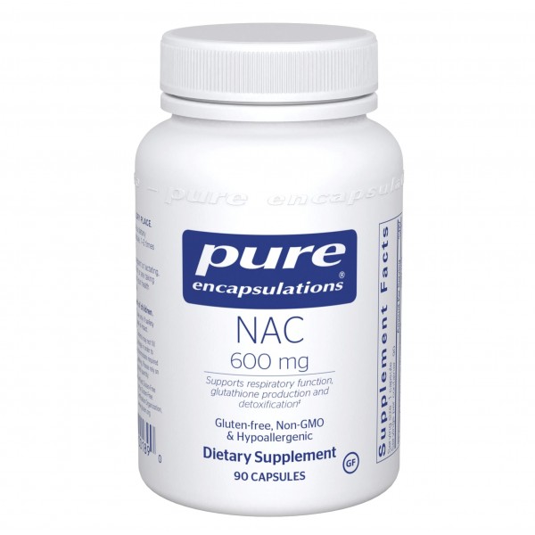 Pure Encapsulations, NAC 600 мг, 90 капсул