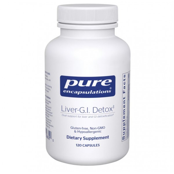 Pure Encapsulations, Liver-G.I. Detox, Комплекс для печени, 120 капсул