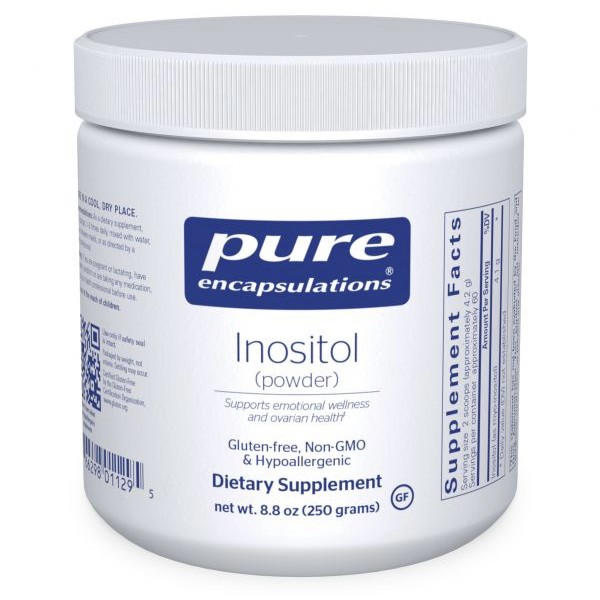 Pure Encapsulations, Инозитол порошок, 250 г