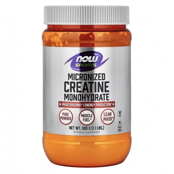 NOW Foods, Sports, Креатин моногидрат, 500 г