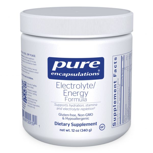 Pure Encapsulations, Электролиты, Electrolyte/Energy formula, 340 г