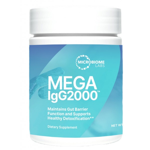 Microbiome Labs, Mega IgG2000, 60 г