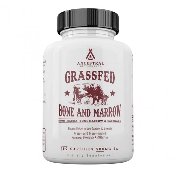 Ancestral Supplements, Grass Fed Beef Bone and Marrow 500 мг,