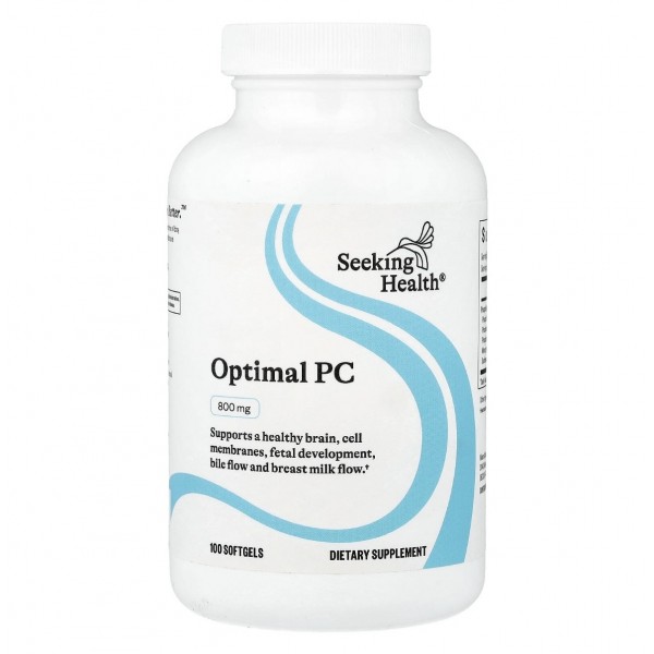 Seeking Health, Optimal PC, Фосфолипидный комплекс, 100 капсул