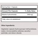 SFI Health, Betaine HCL, Бетаин гидрохлорид, 100 капсул