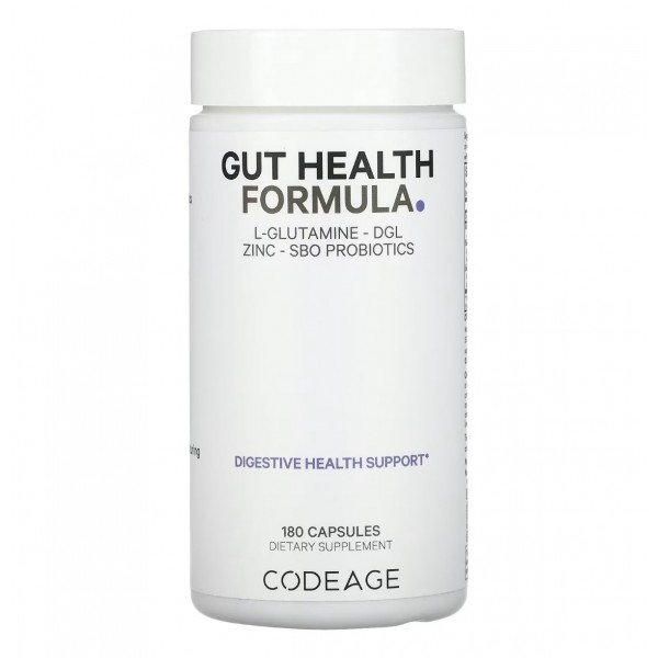 Codeage, Gut Health Formula, для кишечника, 180 капсул