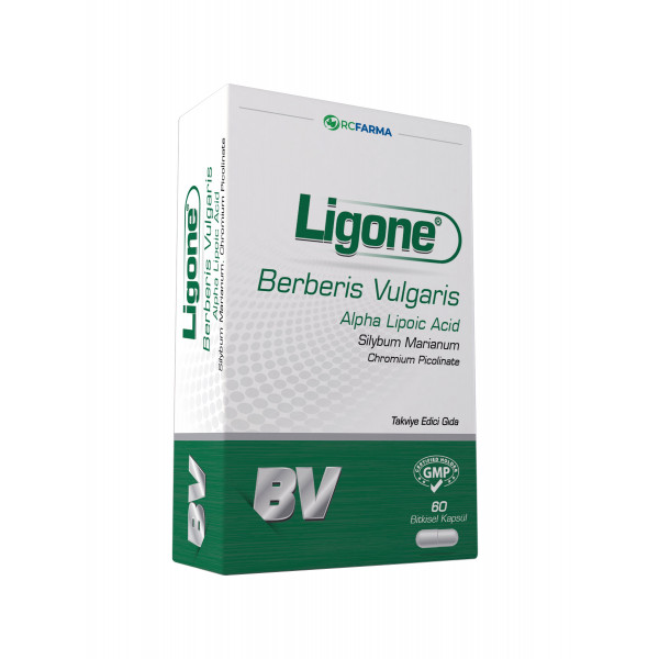 RCFarma, Ligone Берберин+Альфа-липоевая кислота+Расторопша+Хром, 60 капсул