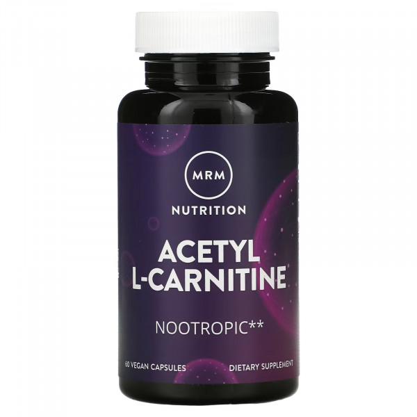 MRM Nutrition, Ацетил L-Карнитин, 60 капсул