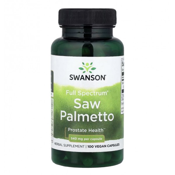 Swanson, Со Пальметто/Saw Palmetto 540 мг, 100 капсул