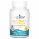 Nordic Naturals, Ultimate Omega, Высокоэффективная омега-3, со вкусом лимона, 60 капсул из рыбьего желатина (640 мг в 1 капсуле)