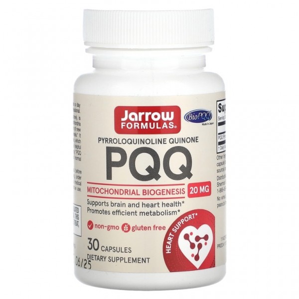 Jarrow Formulas, PQQ 20мг, 30 капсул