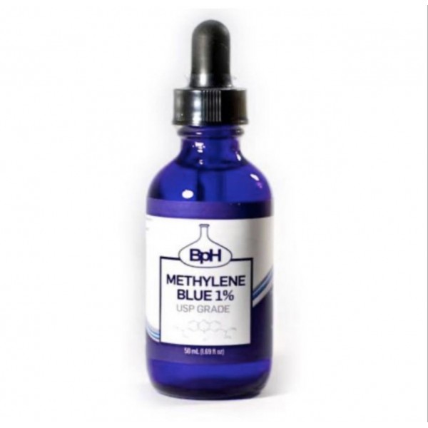 Biopharm, Methylene Blue 1% USP Grade, Метиленовый синий, раствор, 50 мл