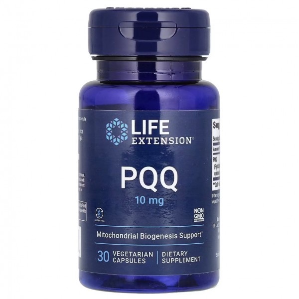 Life Extension, PQQ (пирролохинолинхинон)10 мг, 30 капсул