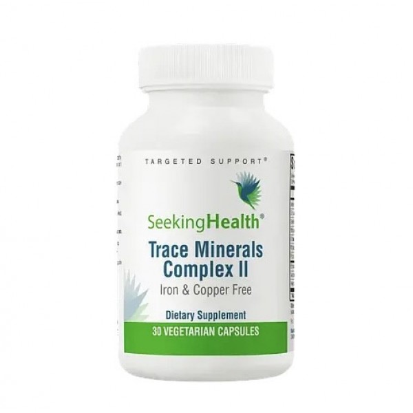Seeking Health, Trace minerals Complex ||, Минералы, Комплекс минералов без железа и меди, 30 капсул