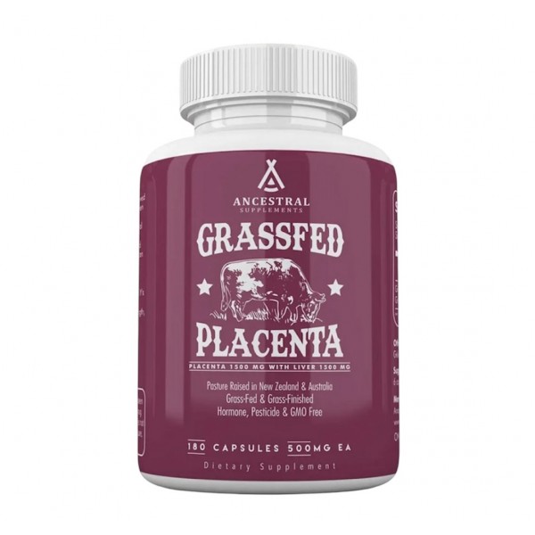 Ancestral Supplements, GrassFed Placenta, Плацента, 180 капсул