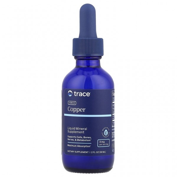 Trace Minerals, Ионная медь, 59 мл
