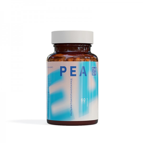 Пальмитоилэтаноламид PEA ТАЙGER, 300 мг, 60 капсул