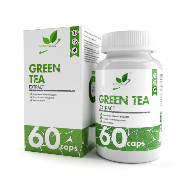NaturalSupp, Экстракт зеленого чая, 60 шт