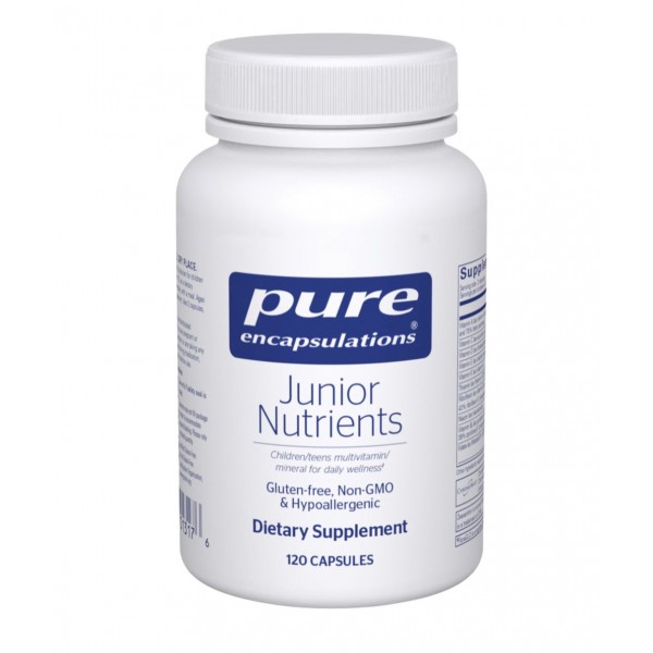 Pure Encapsulations, Junior Nutrients, Мультивитамины для детей и подростков, 120 капсул