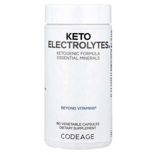 Codeage, Keto Electrolyte, Кето Электролиты, 180 капсул