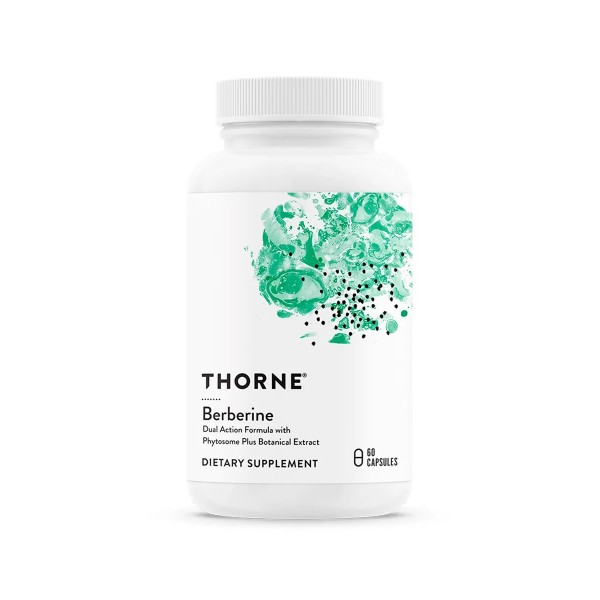 Thorne, Berberine, Берберин, 60 капсул