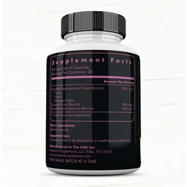 Ancestral Supplements, GrassFed Female Enhancement, FEM, 180 капсул