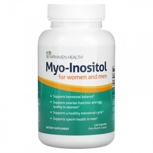 Fairhaven Health, Мио-инозитол, 120 капсул