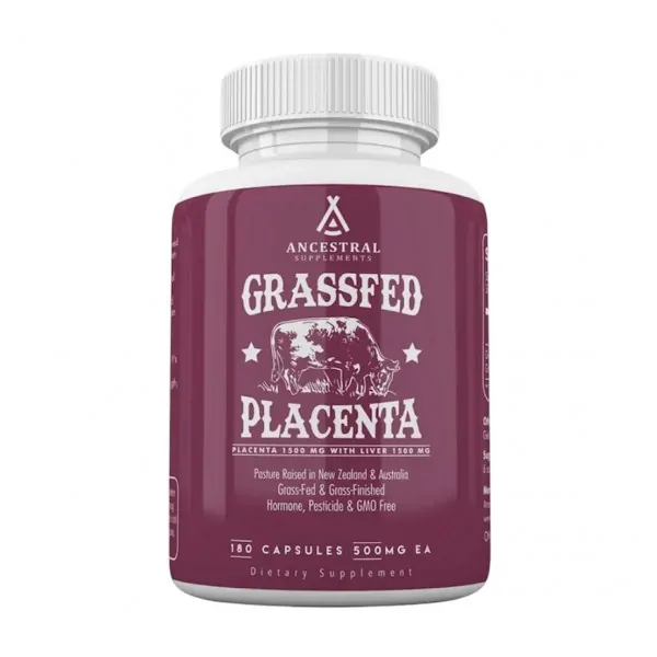 Ancestral Supplements, Grass Fed Placenta, Плацента, 180 капсул