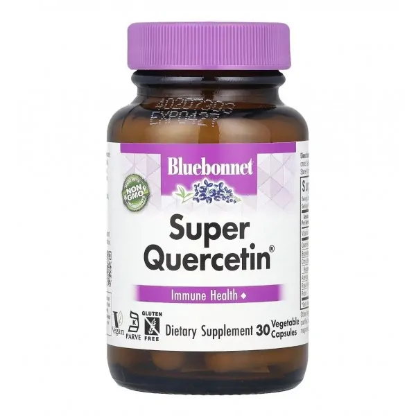 Bluebonnet Nutrition, Super Quercetin, Кверцетин, 30 капсул