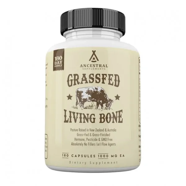 Ancestral Supplements, Grass Fed Beef Living Bone, 180 капсул