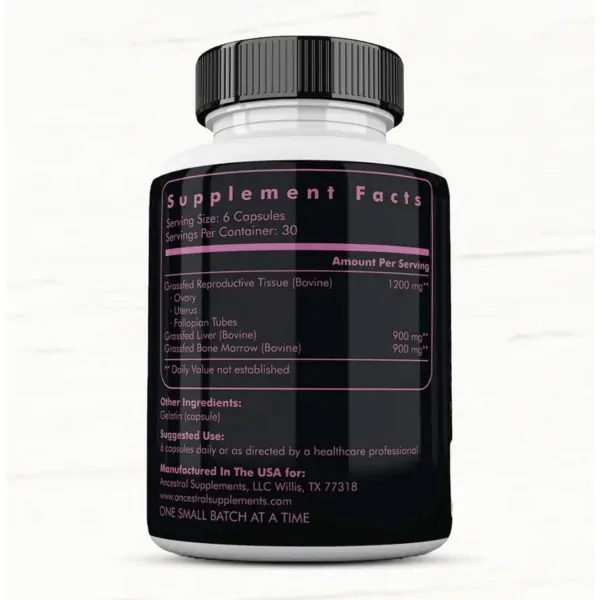 Ancestral Supplements, Grass Fed Female Enhancement, FEM, 180 капсул